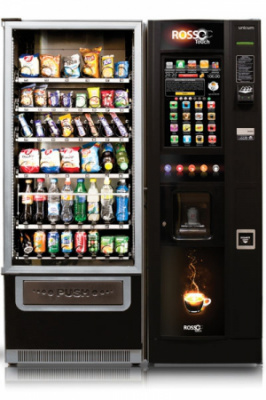 Фото Комбинированный торговый автомат Unicum RossoBar Touch, картинка, монтаж, сервис, доставка, сервисное обслуживание