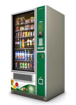 Фото Снековый торговый автомат Unicum Food Box для установки в термобокс, картинка, монтаж, сервис, доставка, сервисное обслуживание