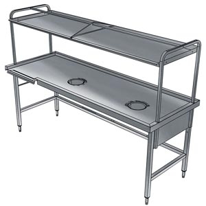 Фото Стол для сортировки посуды Electrolux BHST2708R 865340, картинка, монтаж, сервис, доставка, сервисное обслуживание