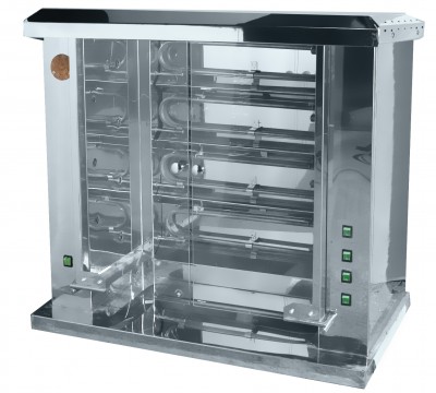 Фото Шампурный электрический гриль Гриль Мастер Ф4У2Э (задняя стенка стекло), картинка, монтаж, сервис, доставка, сервисное обслуживание