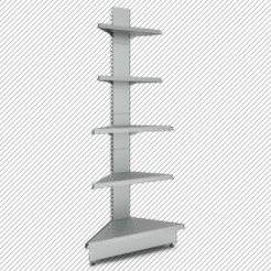 Фото Стеллаж пристенный Микрон В3 угол внешний H2043, картинка, монтаж, сервис, доставка, сервисное обслуживание