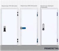 Дверной блок для холодильной камеры Профхолод распашная одностворчатая дверь 1200x2000 (80мм)