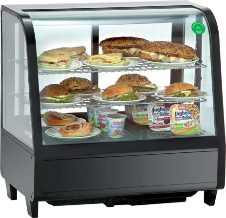Фото Холодильная витрина Koreco RTW100Lblack, картинка, монтаж, сервис, доставка, сервисное обслуживание
