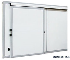 Фото Дверной блок для холодильной камеры Polair откатная дверь 3000 x2300 (100 мм), картинка, монтаж, сервис, доставка, сервисное обслуживание