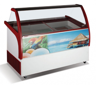 Фото Витрина для мороженого Crystal Venus 46 Elegante, картинка, монтаж, сервис, доставка, сервисное обслуживание