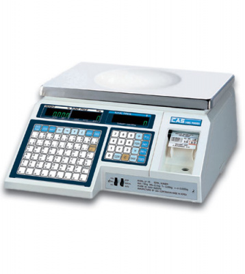 Фото Весы торговые с печатью этикеток Cas LP-30 (1.6), картинка, монтаж, сервис, доставка, сервисное обслуживание
