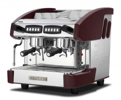 Фото Кофемашина Crem International Expobar New Elegance Mini Control 2 GR Black под высокие стаканы, картинка, монтаж, сервис, доставка, сервисное обслуживание