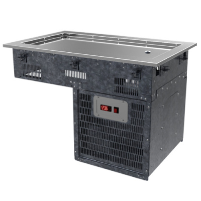 Фото Прилавок холодильный встраиваемый Челябторгтехника RC11D Drop IN Refettorio (h=20 мм), картинка, монтаж, сервис, доставка, сервисное обслуживание