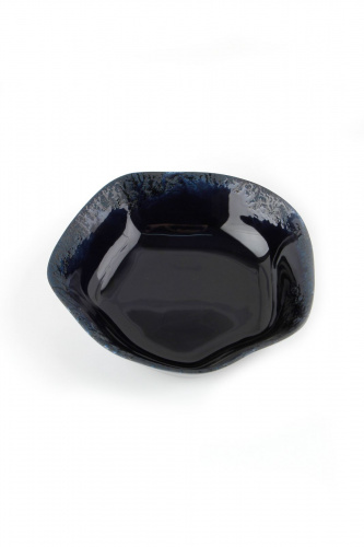 Фото Салатник волнообразный 16см Root Blue, картинка, монтаж, сервис, доставка, сервисное обслуживание