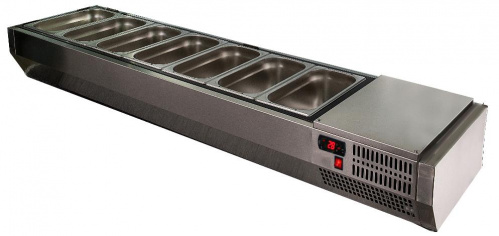 Фото Настольная витрина Polair VT3-G открытого типа, картинка, монтаж, сервис, доставка, сервисное обслуживание