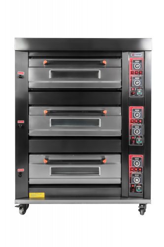 Фото Печь подовая Miratek BK-36 (газ) с пароувлажнением, картинка, монтаж, сервис, доставка, сервисное обслуживание