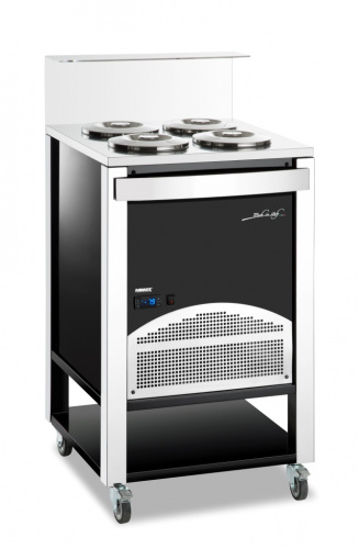 Фото Мобильная тележка-витрина для мороженого Nemox Gelato Sweet 4 Pozzetti, картинка, монтаж, сервис, доставка, сервисное обслуживание