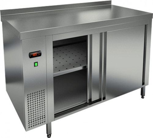 Фото Стол с тепловым шкафом Hicold TS430 15 GN, картинка, монтаж, сервис, доставка, сервисное обслуживание