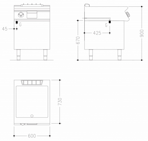 Фото Поверхность жарочная Mareno NFT76GM, картинка, монтаж, сервис, доставка, сервисное обслуживание