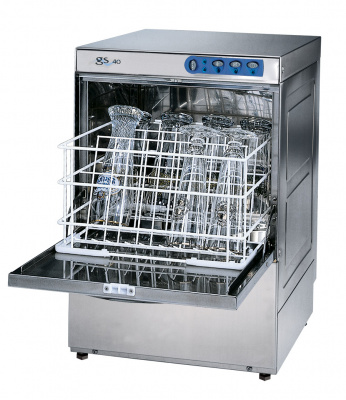 Фото Машина стаканомоечная фронтальная Dihr GS 40, картинка, монтаж, сервис, доставка, сервисное обслуживание
