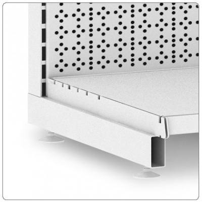 Фото Пристенный перфорированный стеллаж L=1000 мм H=2250 мм, картинка, монтаж, сервис, доставка, сервисное обслуживание