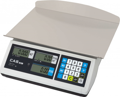 Фото Весы электронные торговые Cas ER JR-30CB LT, картинка, монтаж, сервис, доставка, сервисное обслуживание