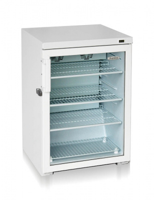 Фото Холодильный шкаф - витрина Бирюса 154EKSNZ с замком, картинка, монтаж, сервис, доставка, сервисное обслуживание