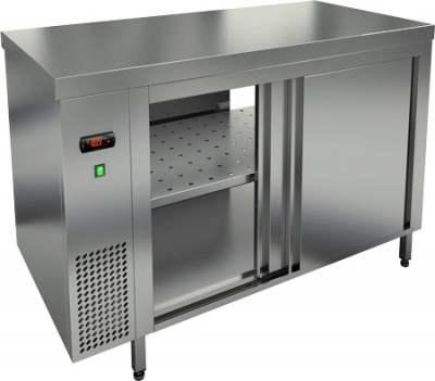 Фото Стол подогреваемый островной сквозной Hicold TS T 16 GN O, картинка, монтаж, сервис, доставка, сервисное обслуживание