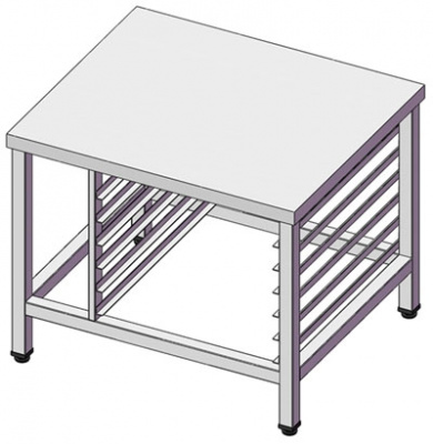 Фото Подставка для пароконвектоматов Simeco ПО1ПК0705, картинка, монтаж, сервис, доставка, сервисное обслуживание