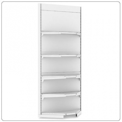 Фото Пристенный стеллаж угловой внутренний H=2250 мм, картинка, монтаж, сервис, доставка, сервисное обслуживание