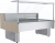 Фото Холодильная витрина Полюс ВХСо-1,5 Carboma GC110 вынос (GC110 SM 1,5-2-1), картинка, монтаж, сервис, доставка, сервисное обслуживание