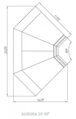 Фото Холодильная витрина Brandford Aurora зу 90, картинка, монтаж, сервис, доставка, сервисное обслуживание