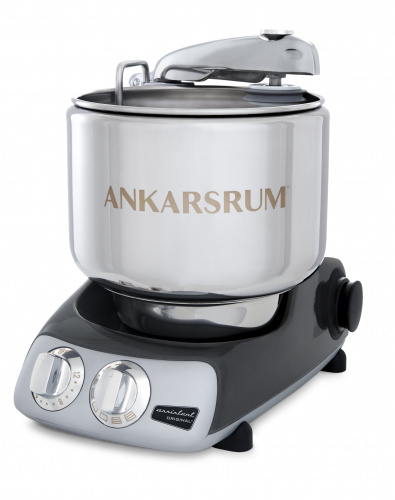 Фото Комбайн кухонный Ankarsrum АКМ6230 BC Deluxe черный хром, картинка, монтаж, сервис, доставка, сервисное обслуживание