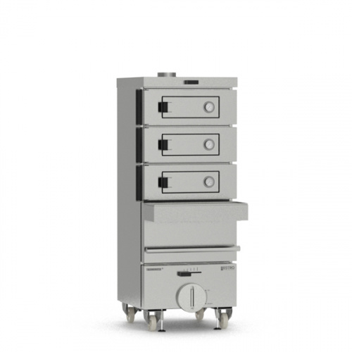 Фото Гриль-печь угольная Estro Pro 3, картинка, монтаж, сервис, доставка, сервисное обслуживание