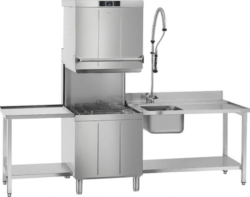Фото Купольная посудомоечная машина Smeg HTY630DEH, картинка, монтаж, сервис, доставка, сервисное обслуживание