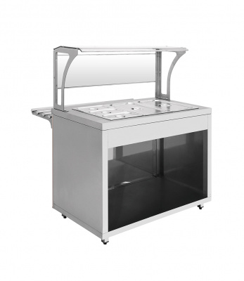 Фото Мармит вторых блюд паровой Luxstahl МВП (С)-1200, картинка, монтаж, сервис, доставка, сервисное обслуживание