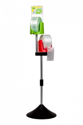 Фото Мобильный дисплей диспенсера пакетов Ingemann 108 см с адаптером втулки, картинка, монтаж, сервис, доставка, сервисное обслуживание