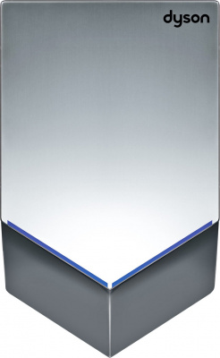 Фото Сушилка для рук Dyson Airblade V HU02 цвет никель, картинка, монтаж, сервис, доставка, сервисное обслуживание