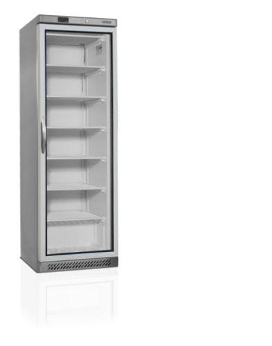 Фото Шкаф морозильный со стеклом Tefcold UF400SG-P, картинка, монтаж, сервис, доставка, сервисное обслуживание