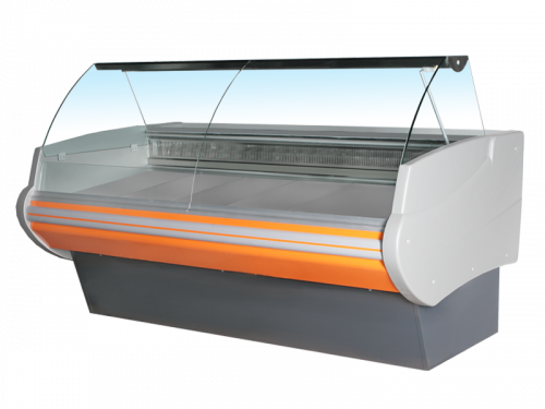 Фото Универсальная витрина Enteco Немига Standart 240 ВСн на глухом основании, картинка, монтаж, сервис, доставка, сервисное обслуживание