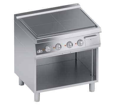 Фото Плита электрическая 4-конфорочная ATA K7ETP10VV с открытым шкафом, картинка, монтаж, сервис, доставка, сервисное обслуживание