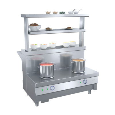 Фото Мармит 1-х блюд двухконфорочный Атеси Ривьера М1-2.1120-02-О, картинка, монтаж, сервис, доставка, сервисное обслуживание