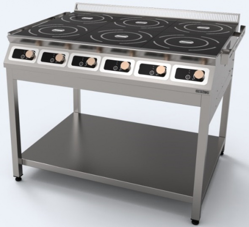 Фото Плита индукционная Dominator ПЭИ-6/L2 D, картинка, монтаж, сервис, доставка, сервисное обслуживание