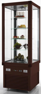 Фото Витрина вертикальная кондитерская Glacier Эмма, картинка, монтаж, сервис, доставка, сервисное обслуживание