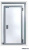 Фото Дверной блок для холодильной камеры Polair распашная дверь 1200х2300 (100 мм), картинка, монтаж, сервис, доставка, сервисное обслуживание