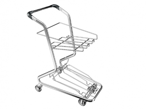 Фото Тележка-подставка для двух корзин Корбис TBF7, картинка, монтаж, сервис, доставка, сервисное обслуживание