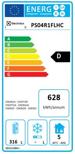 Фото Шкаф холодильный Electrolux PS04R1FLHC 691239, картинка, монтаж, сервис, доставка, сервисное обслуживание