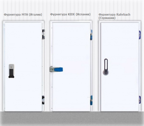 Фото Дверной блок для холодильной камеры Профхолод распашная одностворчатая дверь 1200x2000 (80мм), картинка, монтаж, сервис, доставка, сервисное обслуживание