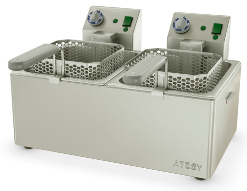 Фото Фритюрница Атеси Панда-Евро-2х1/2, картинка, монтаж, сервис, доставка, сервисное обслуживание