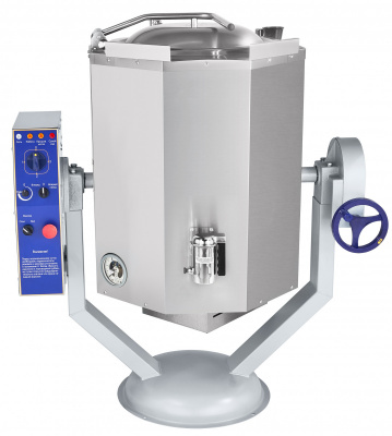 Фото Котел пищеварочный электрический Abat КПЭМ-60-ОМР со сливным краном, картинка, монтаж, сервис, доставка, сервисное обслуживание