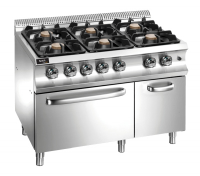 Фото Плита газовая Apach Chef Line GLRRG117FG, картинка, монтаж, сервис, доставка, сервисное обслуживание
