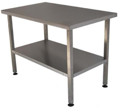 Фото Стол разд. столешница нерж., каркас и полка оцинков. СП-2/1800/600- ЮТ, картинка, монтаж, сервис, доставка, сервисное обслуживание