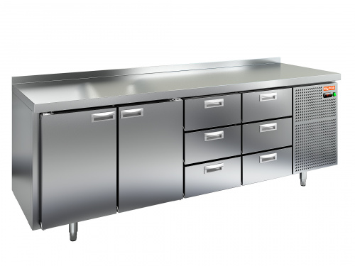 Фото Стол охлаждаемый Hicold GN 1133 BR2 TN, картинка, монтаж, сервис, доставка, сервисное обслуживание