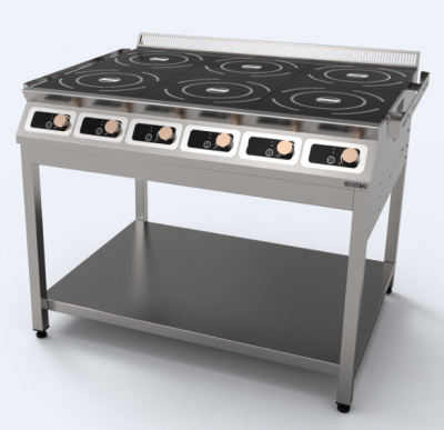 Фото Плита индукционная Dominator ПЭИ-6/G2 D, картинка, монтаж, сервис, доставка, сервисное обслуживание