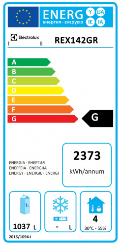 Фото Шкаф холодильный Electrolux REX142GR 727283, картинка, монтаж, сервис, доставка, сервисное обслуживание